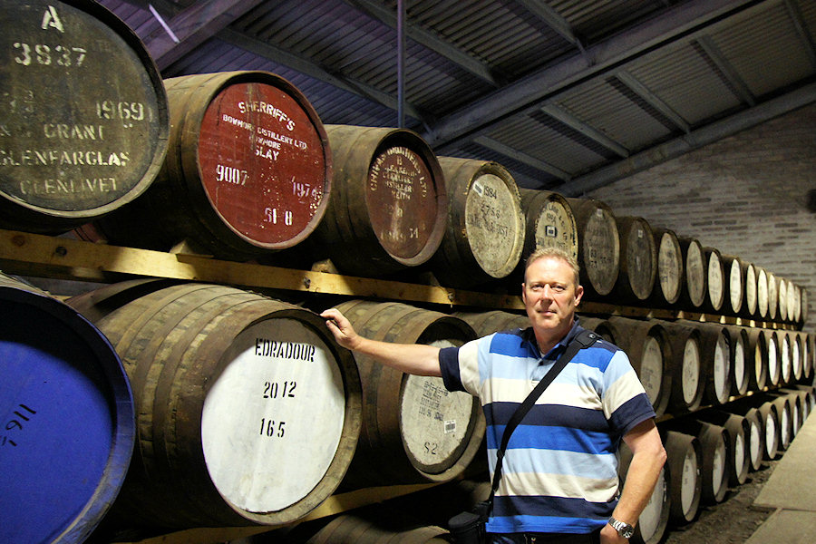 Jacques Bakker op bezoek bij Edradour Distillery